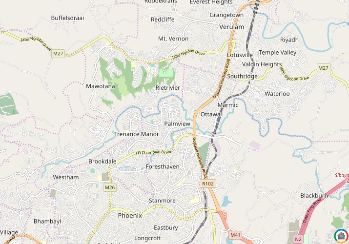 Map location of Palmview